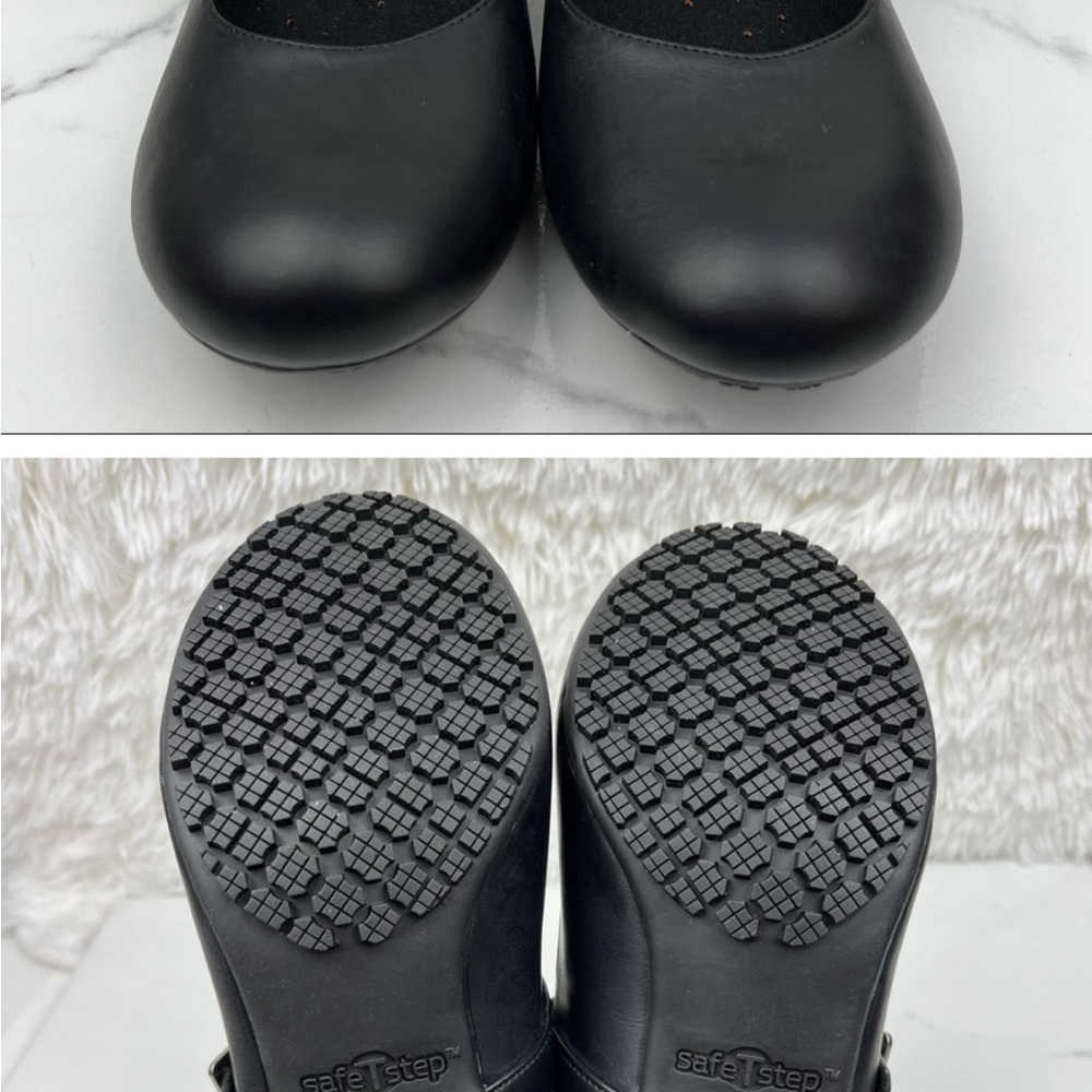 SafeTStep Comfort Womens Black Mary Jane Oil & Slip Resistant Shoes 10. NWOT